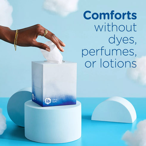 Puffs Ultra Soft Facial Tissues, 10 pk./124 tissues per box
